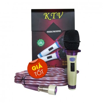 Micro có dây KTV E-310A và KTV E-310B