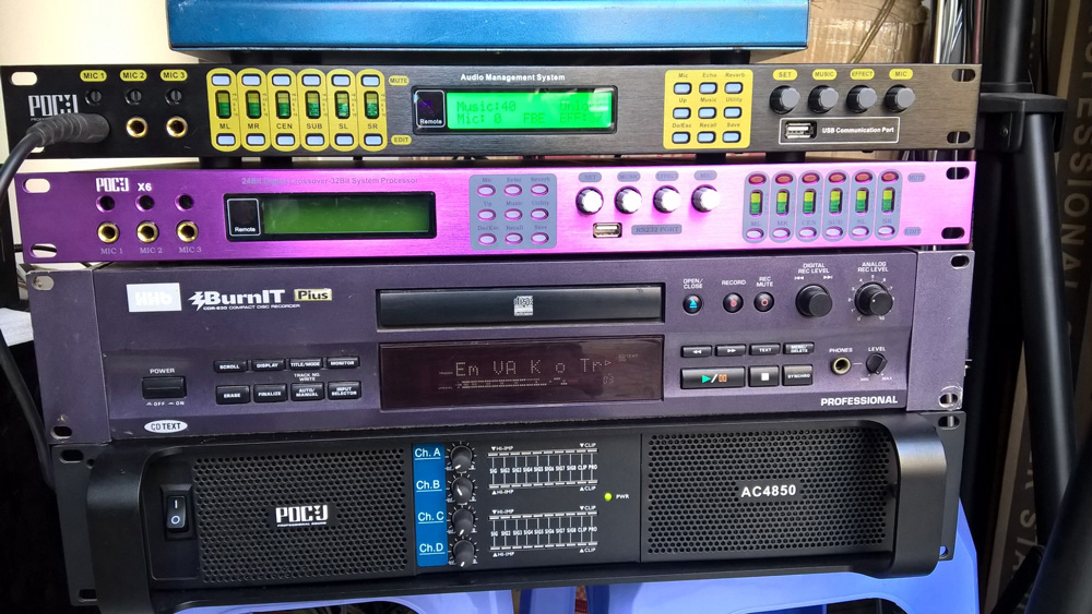 Mixer vang số karaoke PDCJ X10