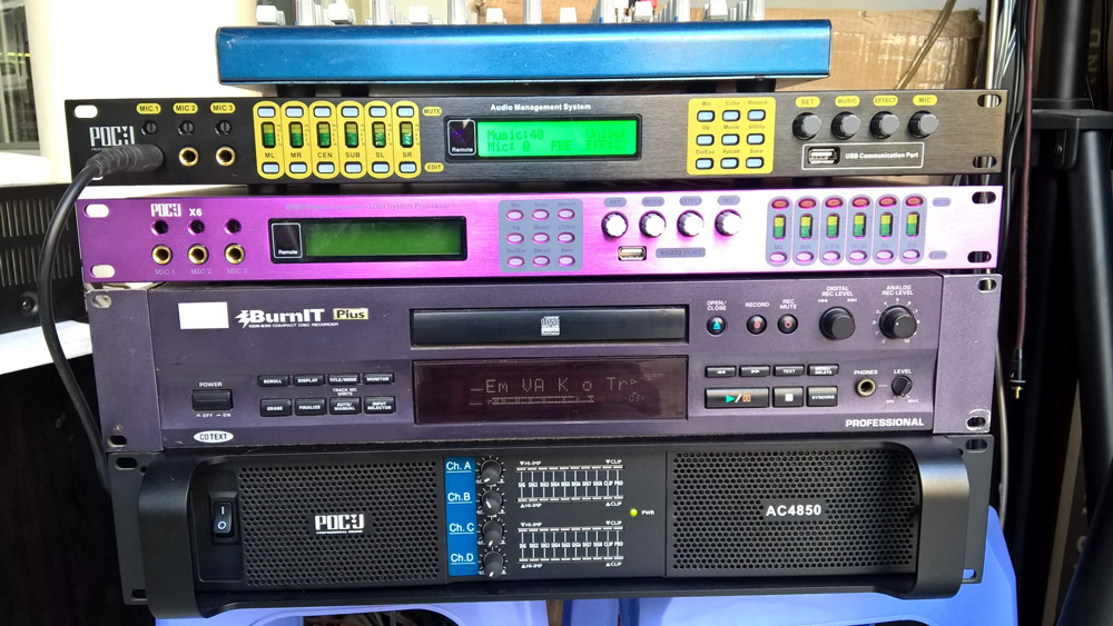 Mixer vang số karaoke PDCJ X10